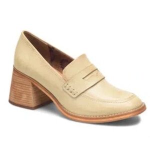 Korks by Kork Ease Cicely Loafers Platform Chunky Wood Heel Clog Comfort Heels